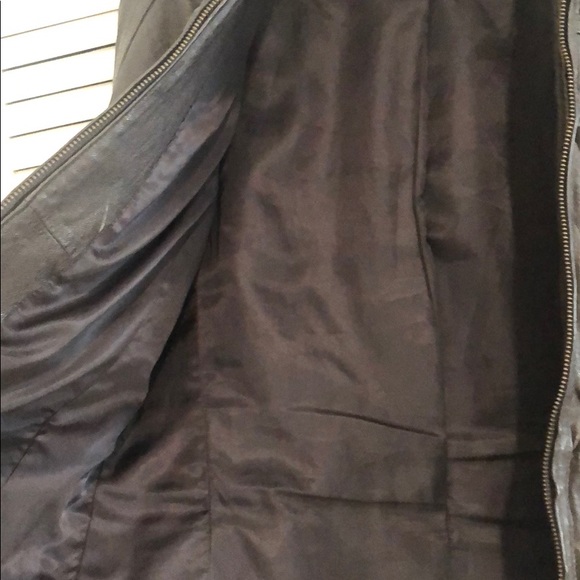 Black Rivet Leather Jacket - Picture 7 of 12